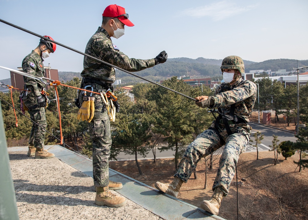 MARFORK Rope Course with ROKMC