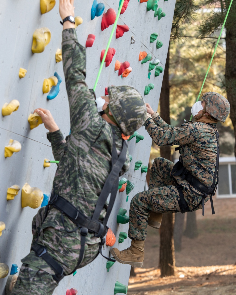 MARFORK Rope Course with ROKMC