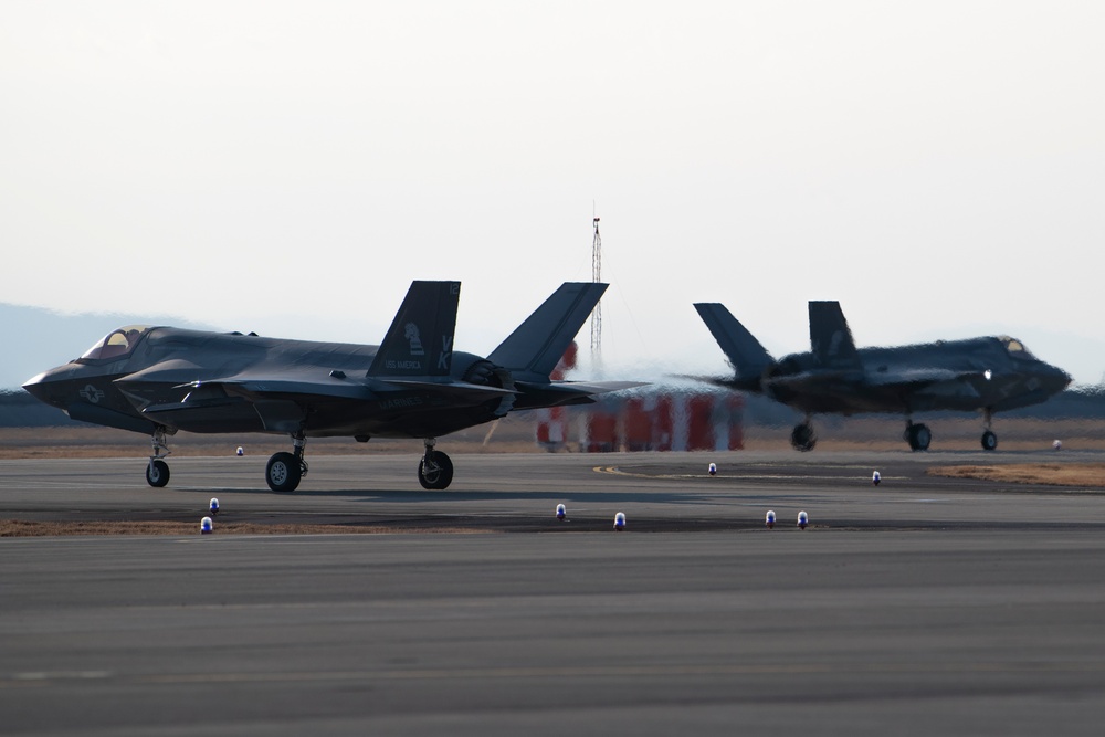 U.S. Marine F-35B participate in Exercise Noble Fusion