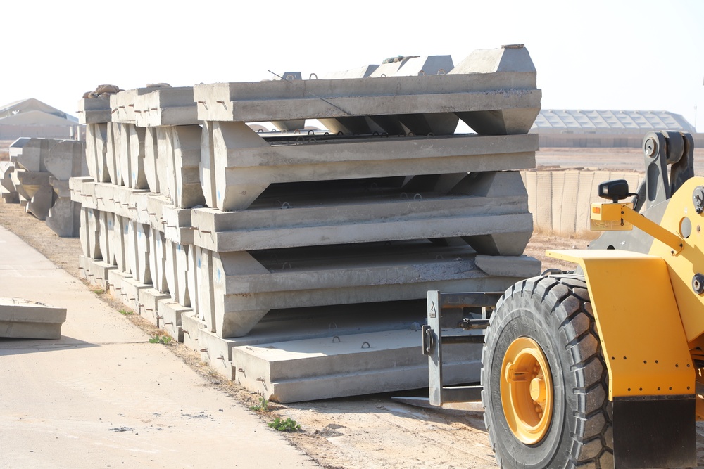 Operation Chiron Recast III material transfer at Al Asad Air Base, Iraq