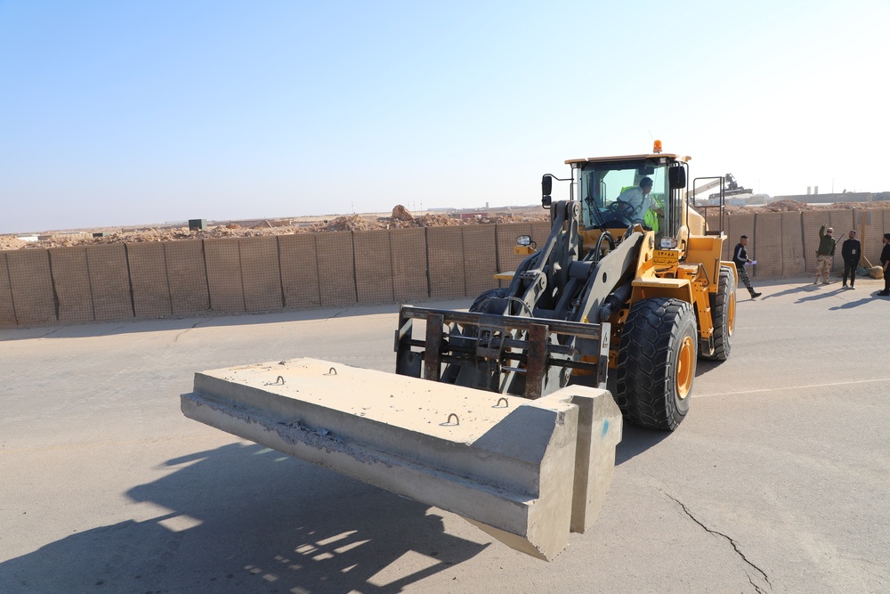 Operation Chiron Recast III material transfer at Al Asad Air Base, Iraq