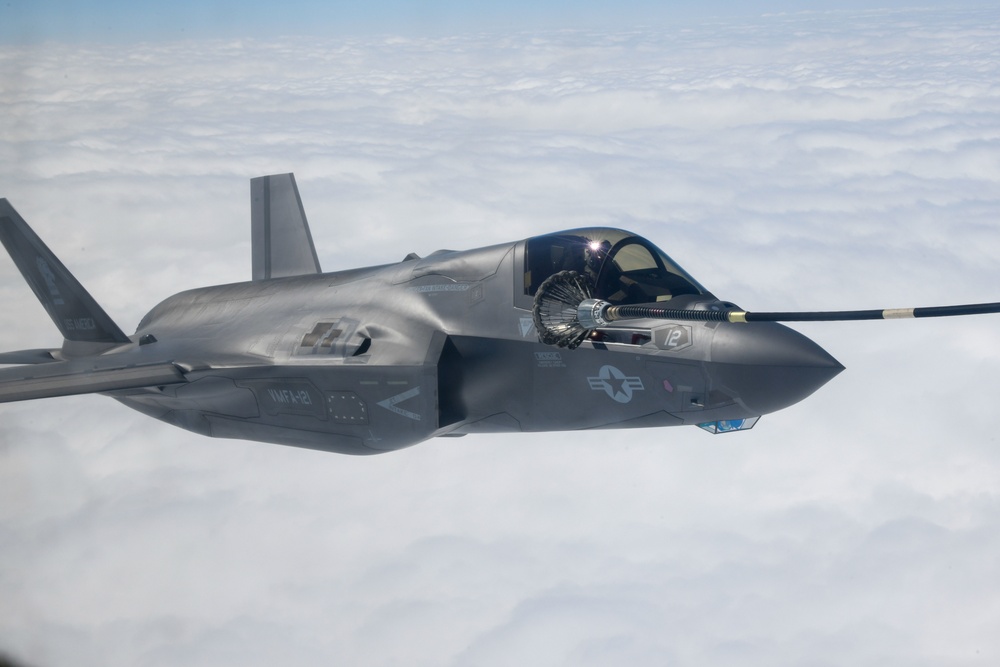 Noble Fusion: VMFA-121 Conduct Aerial Refueling