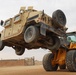 Operation Chiron Recast III HMMWV transfer at Al Asad Air Base, Iraq