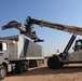 Operation Chiron Recast III container transfer at Al Asad Air Base, Iraq