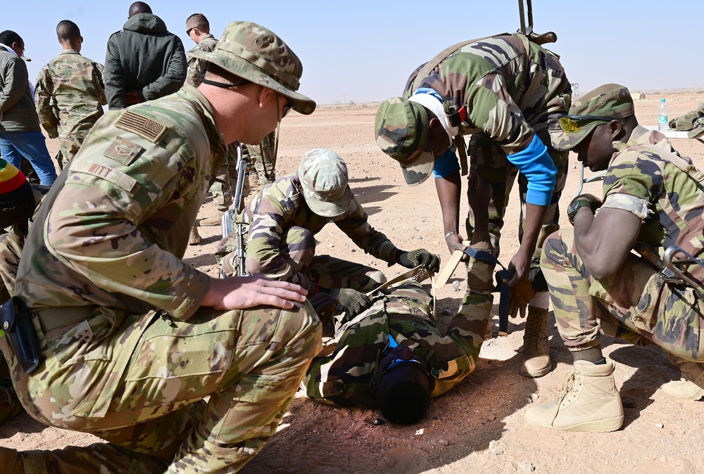 409 AEG Airmen train Nigerien Armed Forces