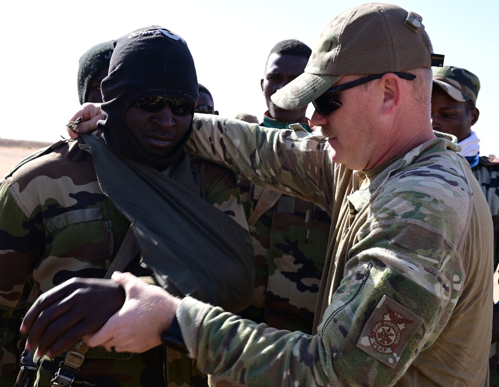 409 AEG Airmen train Nigerien Armed Forces