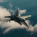 United States F/A-18 Super Hornets conducts air-to-air training over the Ionian Sea as a part of Neptune Strike 2022