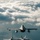 United States F/A-18 Super Hornets and Greek F-16 Fighting Falcons conduct air-to-air training over the Ionian Sea as a part of Neptune Strike 2022
