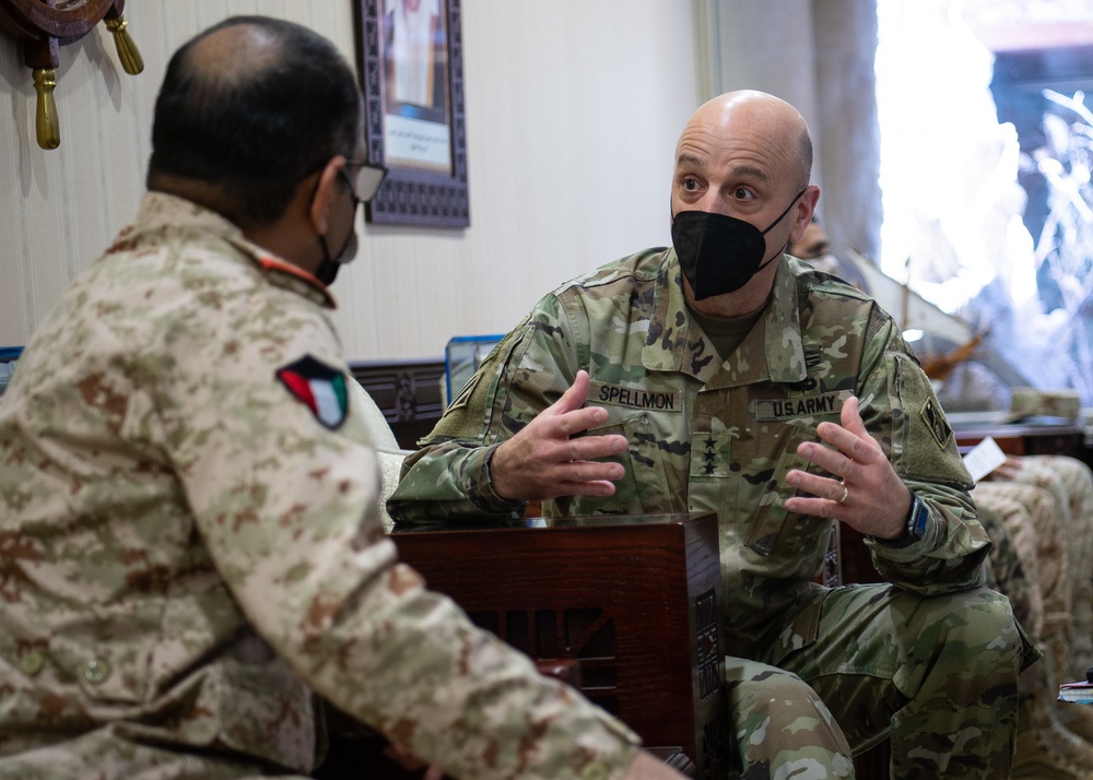 USACE commanding general meets with the commander of Kuwait Naval Forces