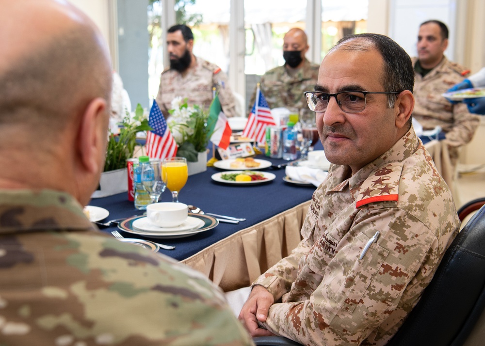 USACE commanding general meets with the commander of Kuwait Naval Forces