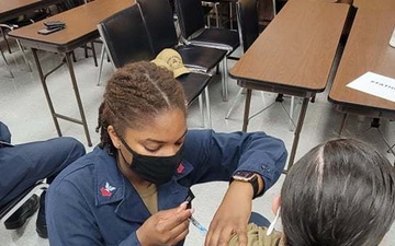 Future USS Fort Lauderdale Corpsman Helps Build Medical Department from Ground Up
