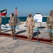 USACE commanding general and officials cut the ceremonial ribbon to open Kuwaiti Navy pier