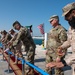 USACE commanding general and officials cut the ceremonial ribbon to open Kuwaiti Navy pier