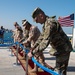 USACE commanding general and officials cut the ceremonial ribbon to open Kuwaiti Navy pier