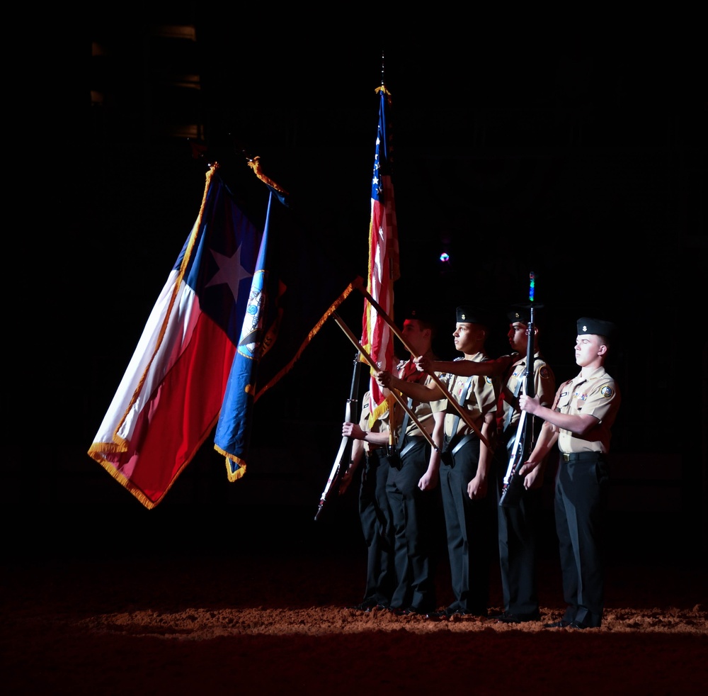 Warriors kick off Fort Worth Stock Show and Rodeo in Grand Entry