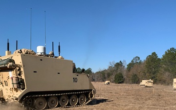 On-The-Move network to increase armored formation survivability, lethality
