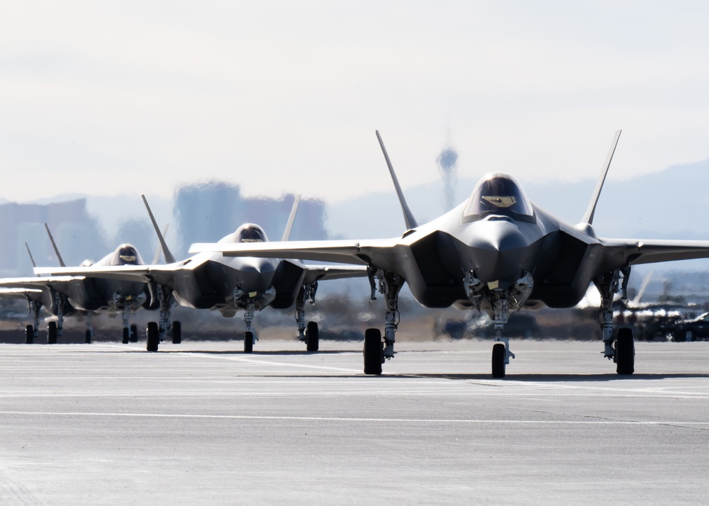 388th Fighter Wing Leads Red Flag 22-1 with F-35A