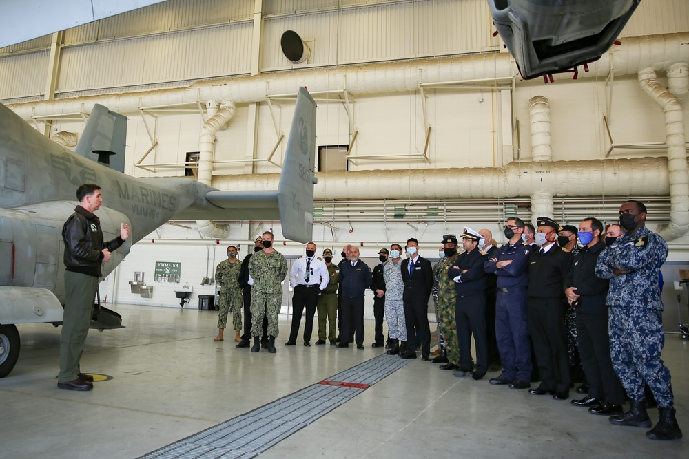 Naval War College Foreign Officers Visit Camp Pendleton