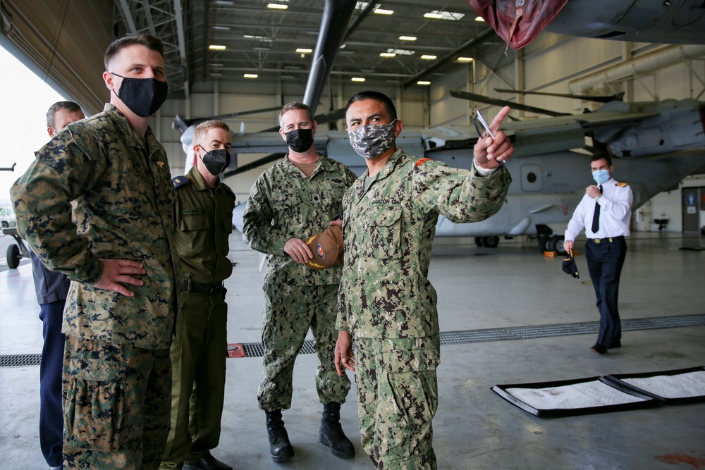 Naval War College Foreign Officers Visit Camp Pendleton