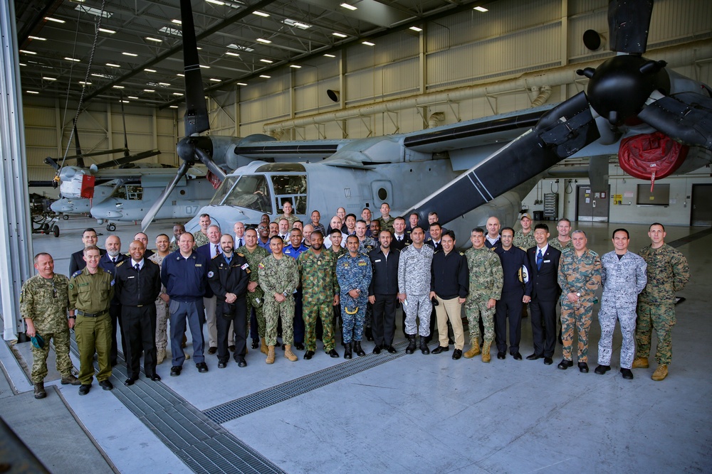 Naval War College Foreign Officers Visit Camp Pendleton