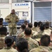 Governor Hochul speaks with deploying Soldiers from Fort Drum