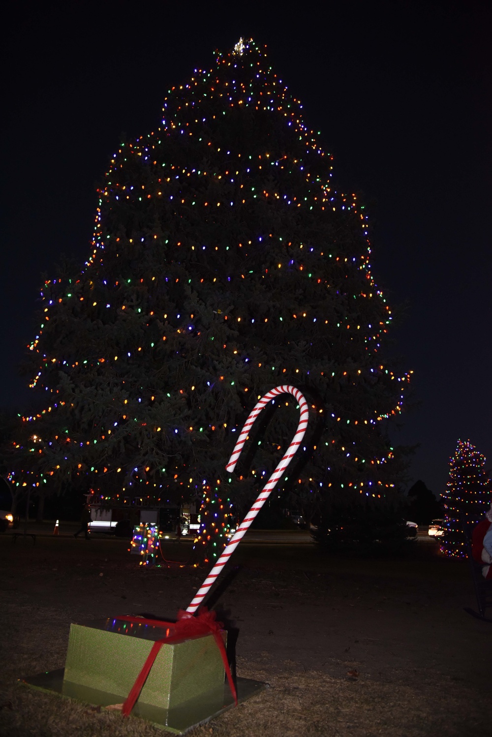 Christmas tree-lighting ceremony