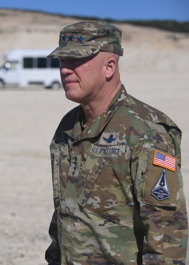 U.S. Space Force Gen. John W. "Jay" Raymond visits Vandenberg for NROL-87 mission launch
