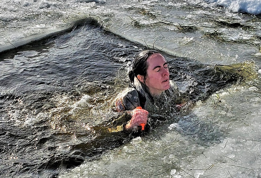 Airmen, Soldiers participate in cold-water immersion training at Fort McCoy