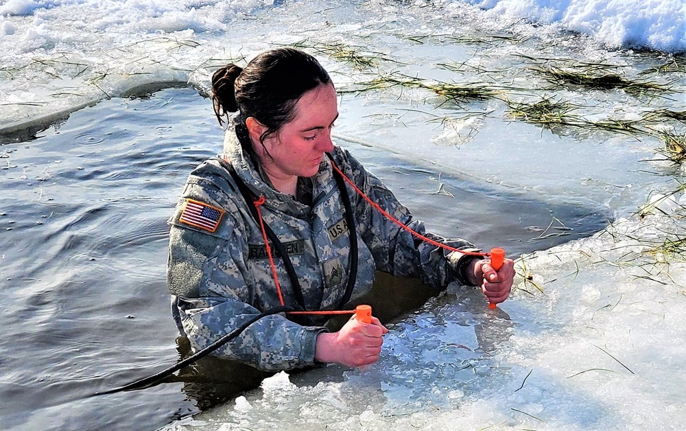 Airmen, Soldiers participate in cold-water immersion training at Fort McCoy