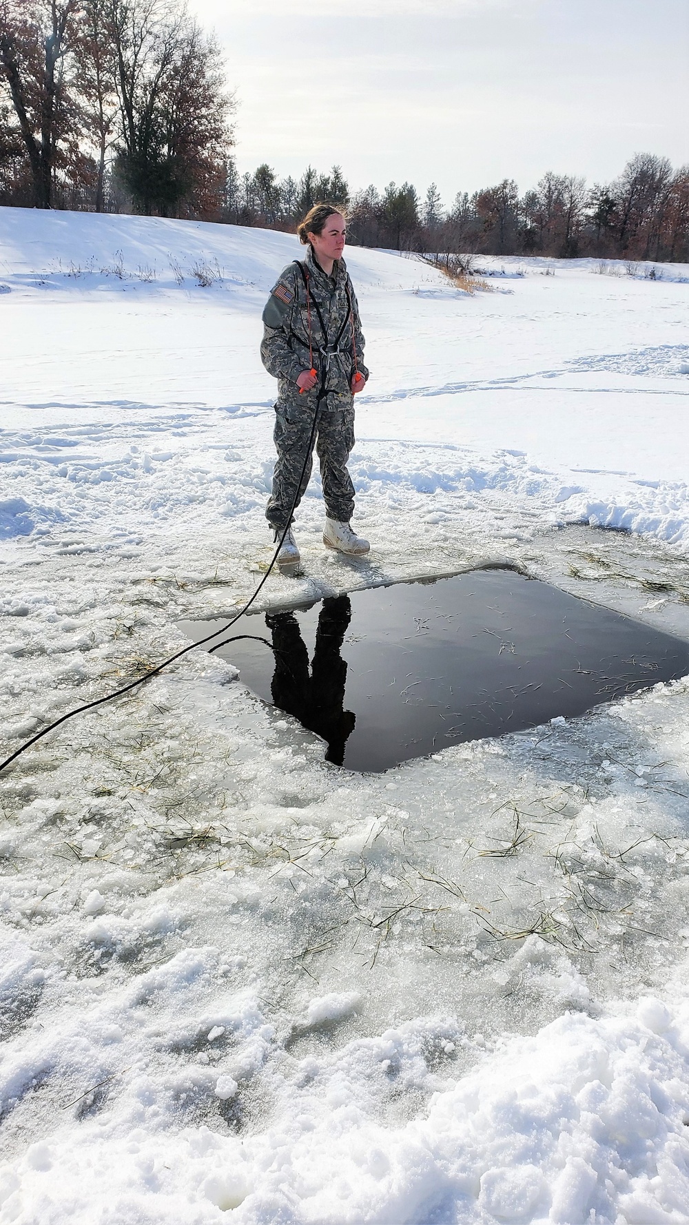 Airmen, Soldiers participate in cold-water immersion training at Fort McCoy