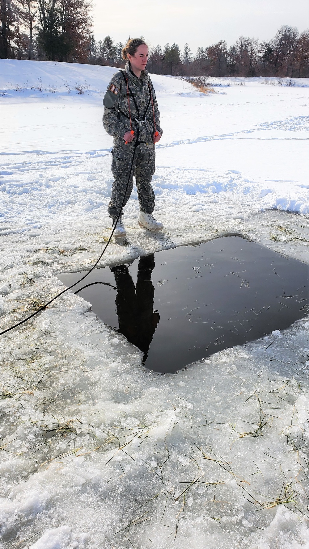 Airmen, Soldiers participate in cold-water immersion training at Fort McCoy