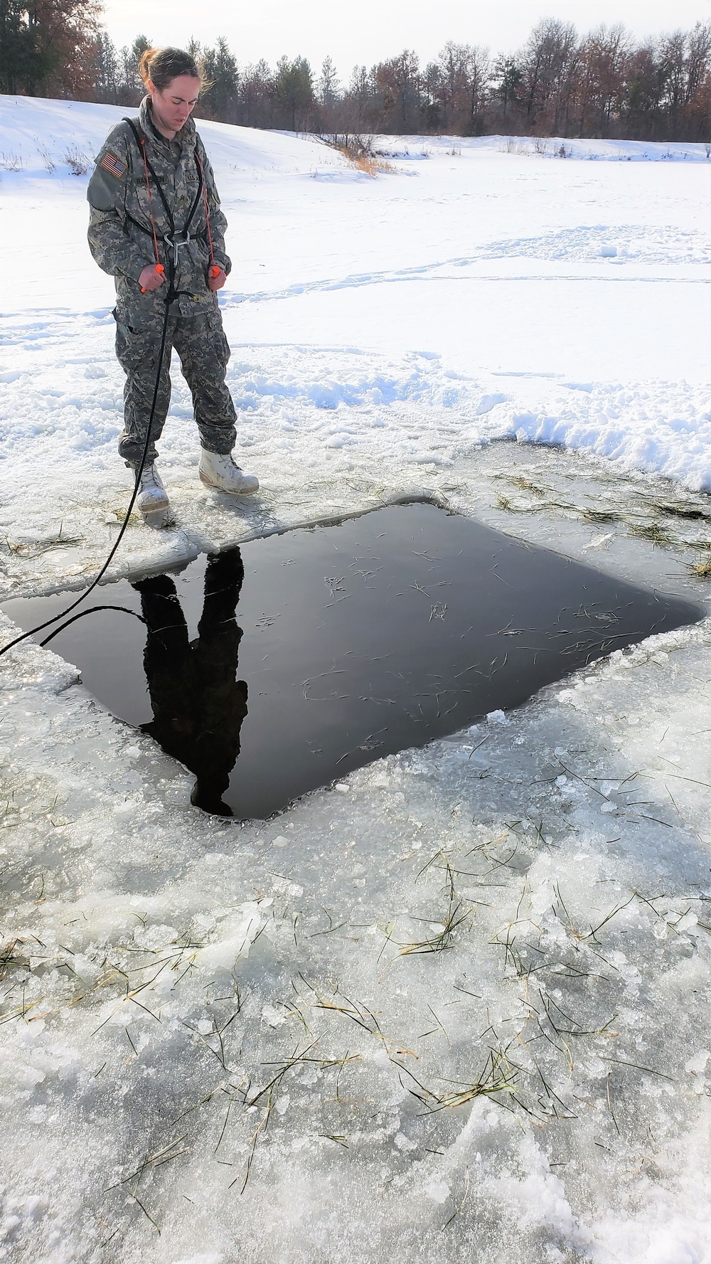 Airmen, Soldiers participate in cold-water immersion training at Fort McCoy