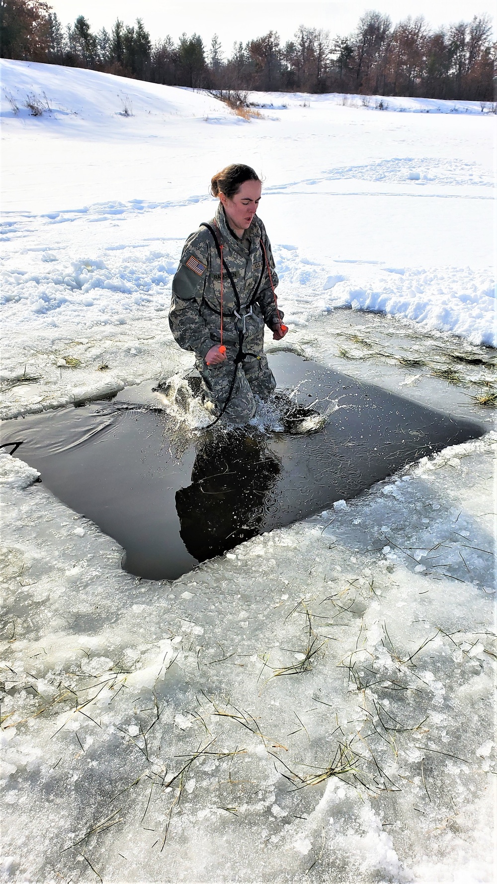 Airmen, Soldiers participate in cold-water immersion training at Fort McCoy