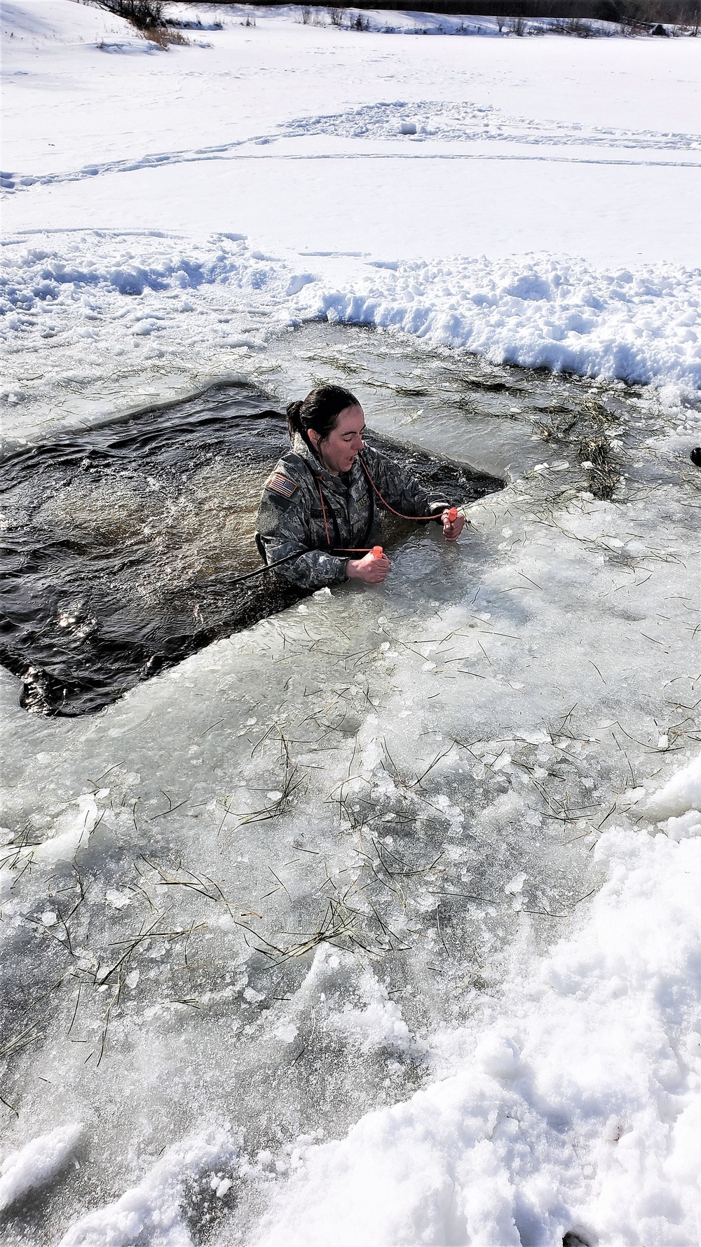 Airmen, Soldiers participate in cold-water immersion training at Fort McCoy