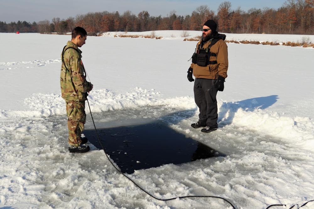 Airmen, Soldiers participate in cold-water immersion training at Fort McCoy