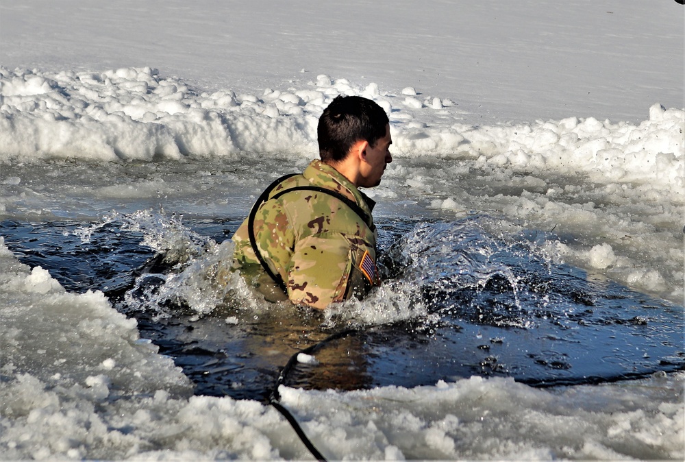 Airmen, Soldiers participate in cold-water immersion training at Fort McCoy