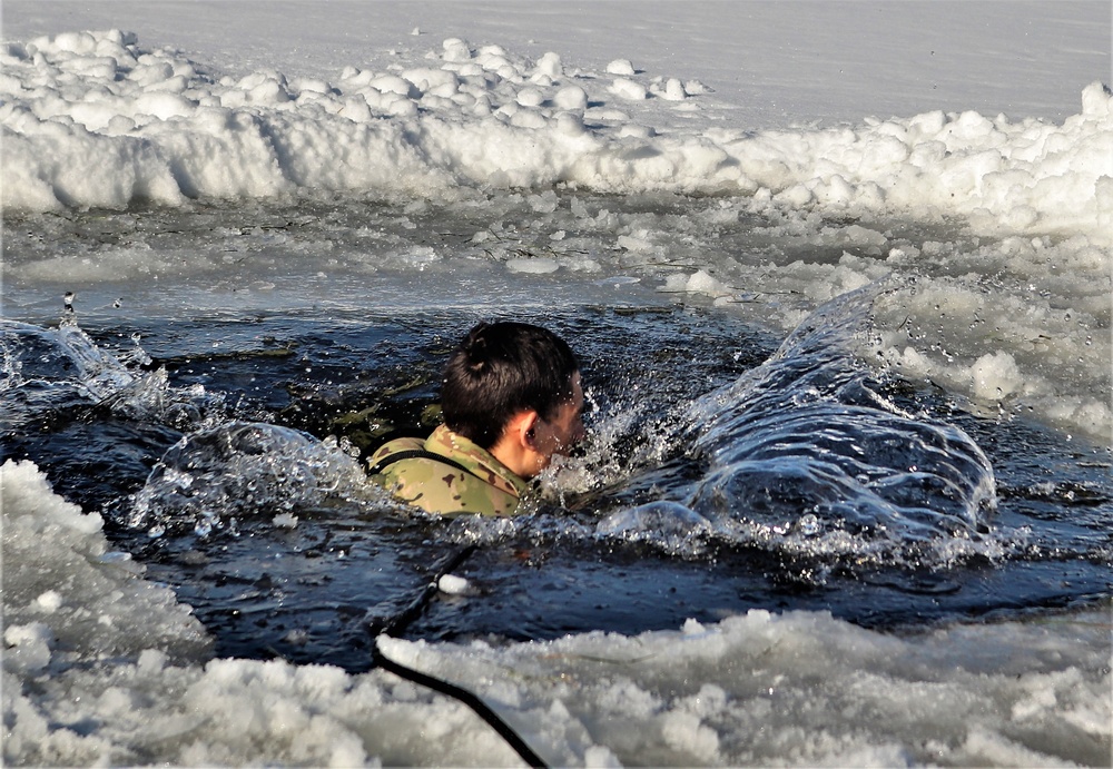 Airmen, Soldiers participate in cold-water immersion training at Fort McCoy