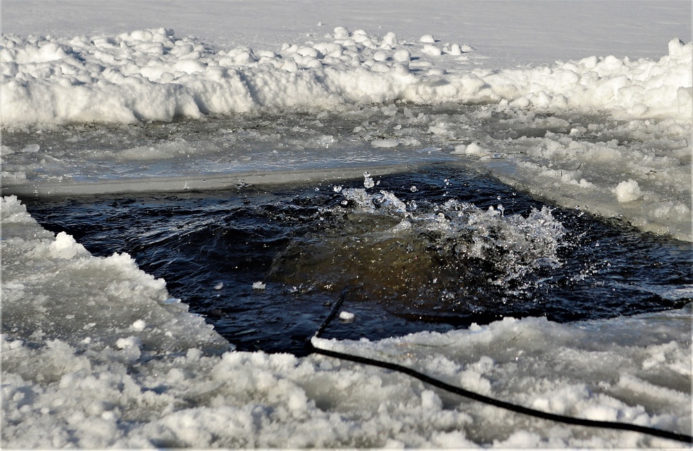 Airmen, Soldiers participate in cold-water immersion training at Fort McCoy