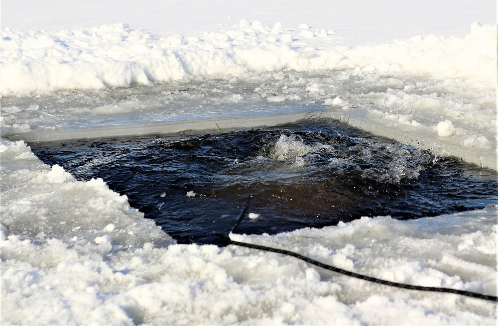 Airmen, Soldiers participate in cold-water immersion training at Fort McCoy