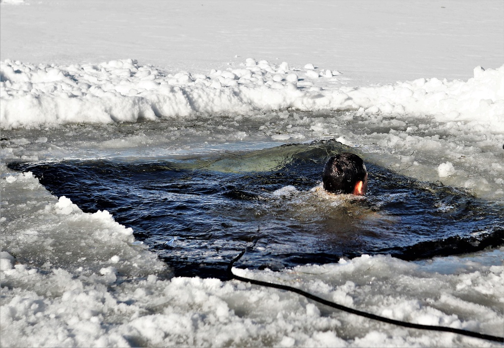 Airmen, Soldiers participate in cold-water immersion training at Fort McCoy