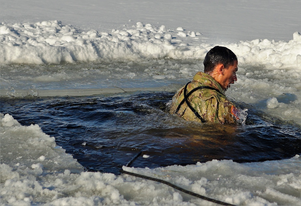 Airmen, Soldiers participate in cold-water immersion training at Fort McCoy