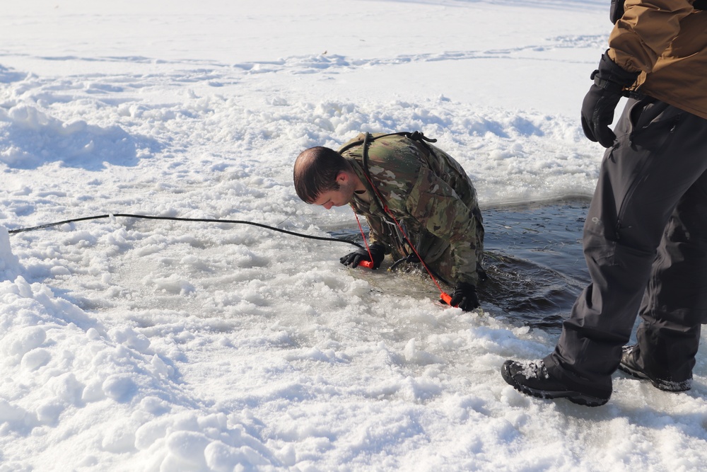 Airmen, Soldiers participate in cold-water immersion training at Fort McCoy