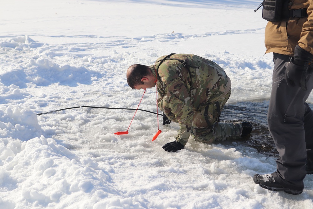 Airmen, Soldiers participate in cold-water immersion training at Fort McCoy