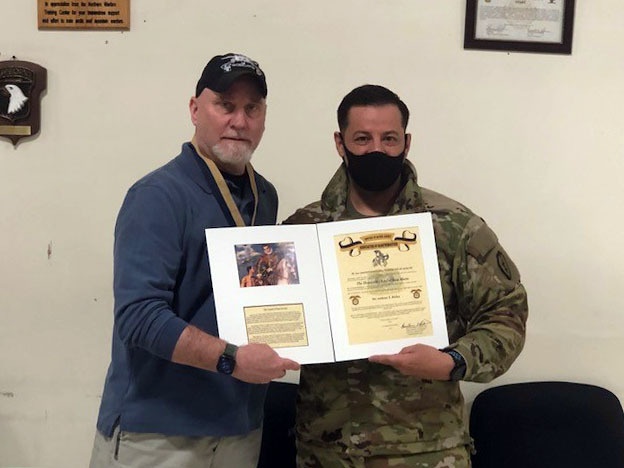 402nd employee receives the Honorable Order of Saint Martin