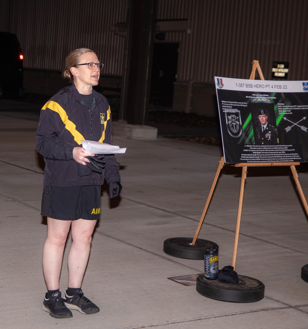 'Forge' Battalion Hosts PT Session in Honor of the Fallen