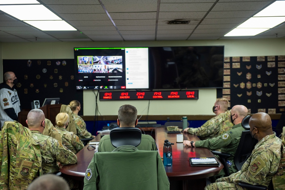 Air Force top brass hosts virtual all-call