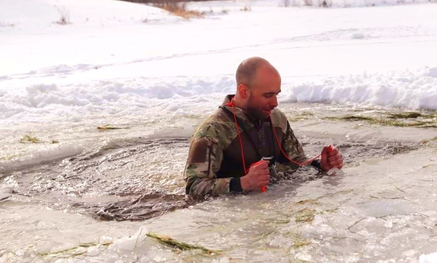 Airmen, Soldiers participate in cold-water immersion training at Fort McCoy