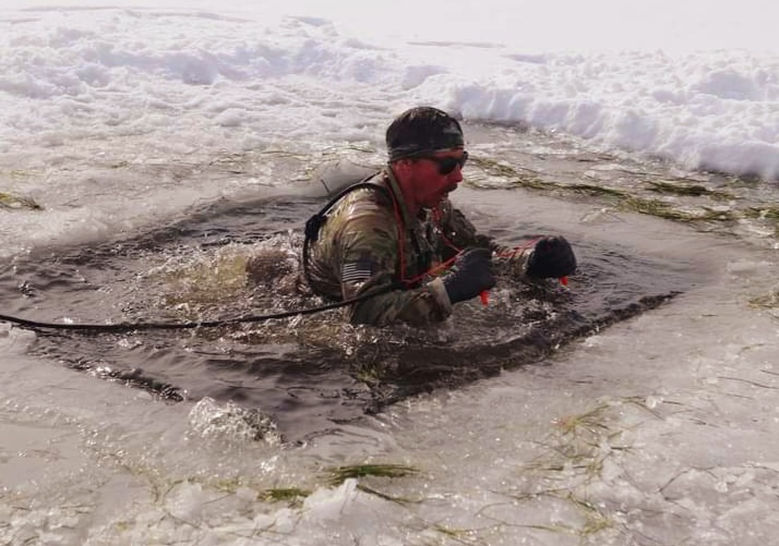 Airmen, Soldiers participate in cold-water immersion training at Fort McCoy