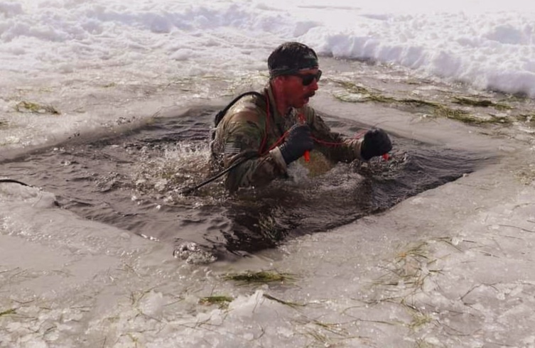 Airmen, Soldiers participate in cold-water immersion training at Fort McCoy