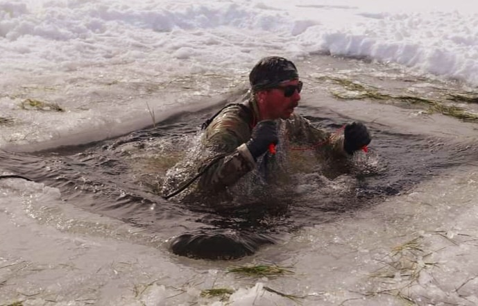 Airmen, Soldiers participate in cold-water immersion training at Fort McCoy